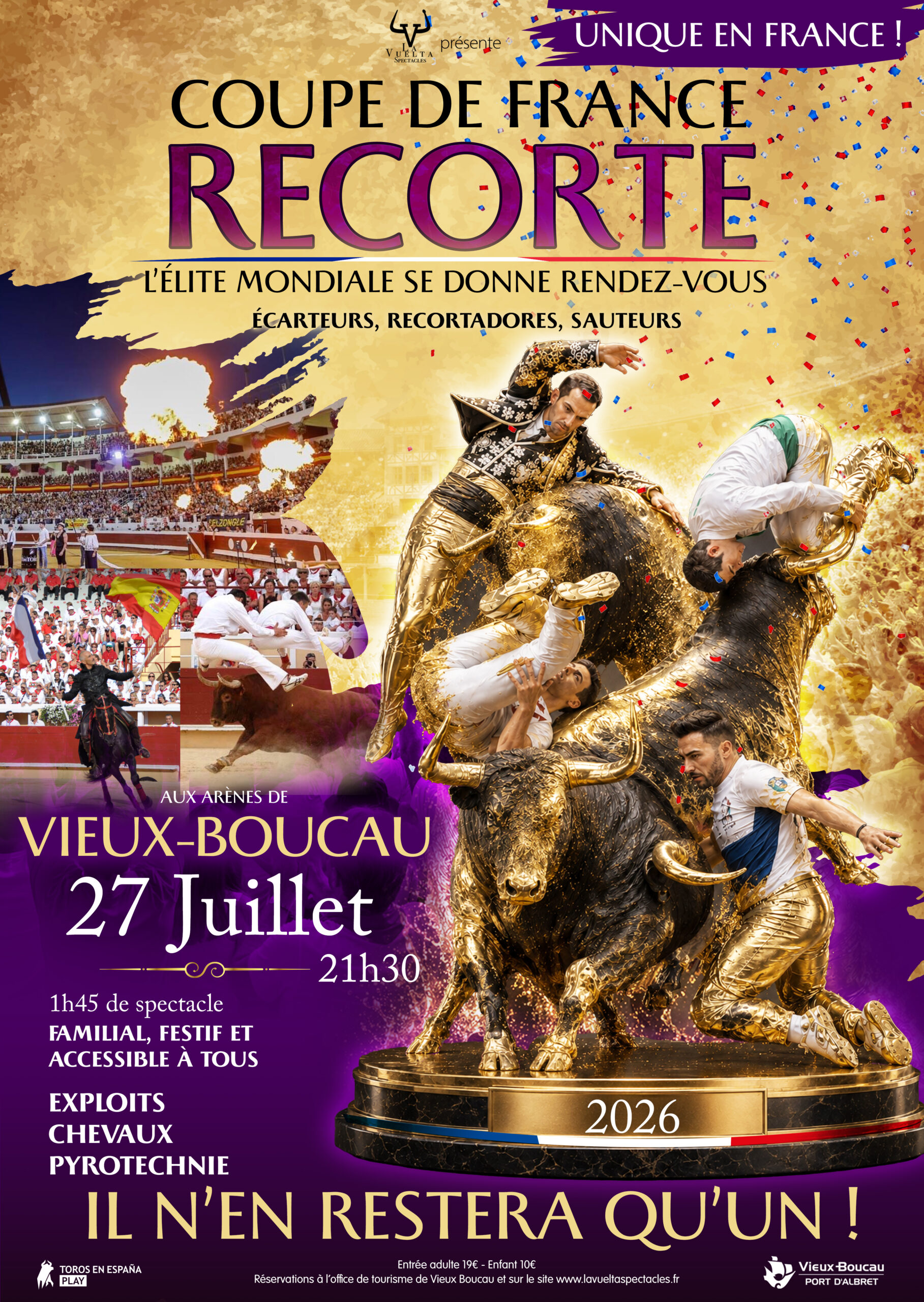 COUPE RECORTES Affiche 2026 Vieux boucau